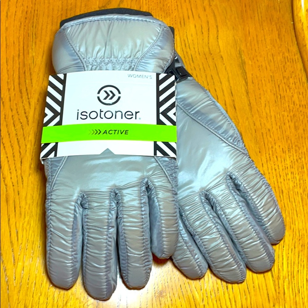 New!! Isotoner Waterproof Ski Gloves